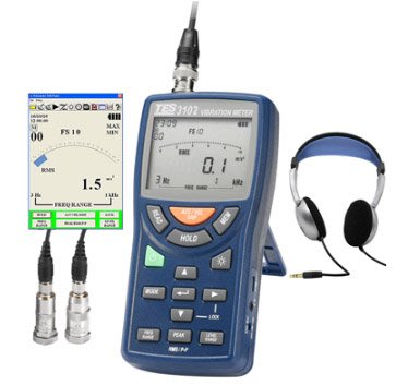 【米勒線上購物】振動計 TES-3102 測量加速度，速度及位移 偵測機械零件噪音 噪音計 USB介面
