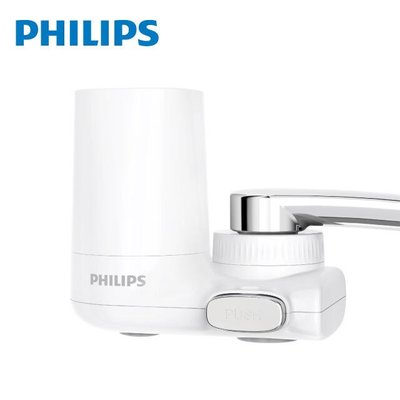 PHILIPS 飛利浦 超濾龍頭型 4重plus(5層過濾) 2段式濾芯 淨水器/濾水器 AWP3753(日本原裝)