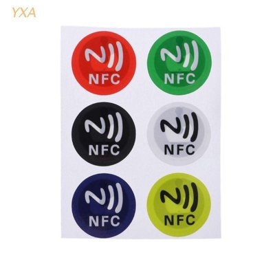 [聚優][yxa] 防水PET材料NFC貼紙智能膠粘劑Ntag213標籤適用於所有手機