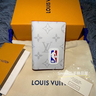 二手精品 LV 路易威登 皮夾 卡夾 M80103 LV XNBA 口袋錢夾 NBA 聯名款 籃球