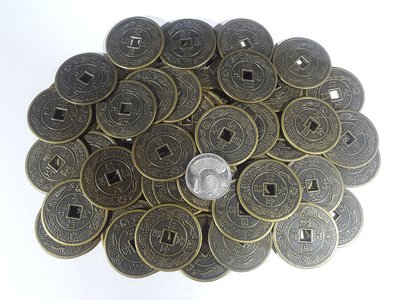 [銀九藝] 直徑~3.55公分 聖旨金牌 正德通寶 銅錢銅幣 50枚一標 (3)