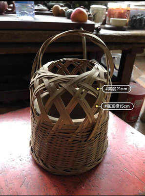 暖爐火爐保溫竹質竹制竹器竹編陶瓷盆內膽，編織工藝很好，比較少 529
