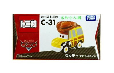 TOMICA CARS C-31胡迪 迪士尼 汽車總動員日本TOMY多美小汽車 永和小人國玩具店