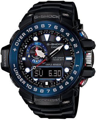 日本正版 CASIO 卡西歐 G-Shock GWN-1000B-1BJF 男錶 手錶 電波錶 太陽能充電 日本代購
