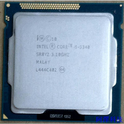 阿澤科技Intel core 二代/三代 i5-2400 CPU (1155) 無風扇