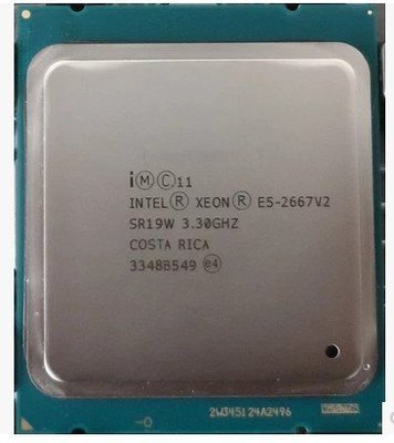 【含稅】Intel Xeon E5-2667 v2 3.3G 25M 8C16T 2011 正式CPU 一年保