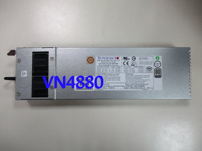 【全冠】SUPERMICRO 1U/1800W電源供應器 PWS-1K81P-1R 帶PFC和PM總線 (VN4880)