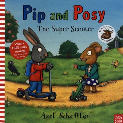＊小貝比的家＊PIP AND POSY:THE SUPER SCOOTER/平裝/3~6歲/友誼 Friendship