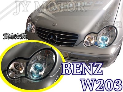 》傑暘國際車身部品《 全新 賓士 BENZ W203 C230K C200K 晶鑽 光圈 魚眼 大燈 頭燈 實車