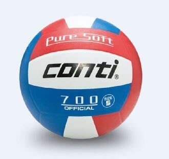 【登瑞體育】CONTI 700系列超軟橡膠排球 白藍紅/軟式/橡膠/排球協會/指定球_ V7005RWB