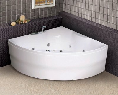 御舍精品衛浴 BATHTUB WORLD 扇形獨立式 浴缸 按摩缸140公分 W-H-305