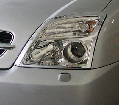 IDFR ODE 汽車精品 OPEL VECTRA 02-08 鍍鉻大燈框 電鍍大燈框 3M雙面膠 直接黏貼 安裝簡易