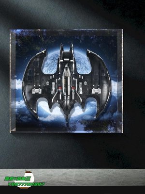 【熱賣精選】蝙蝠俠周邊適用樂高76161DC蝙蝠俠1989版蝙蝠翼收納防塵罩相框 亞克力展示盒