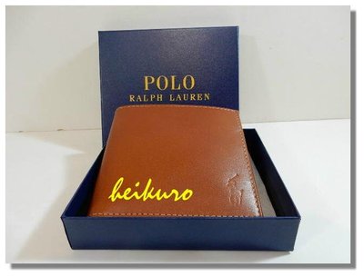 ＊黑酷黑店＊【全新】POLO RALPH LAUREN 男用皮夾 短夾 雙層鈔票夾--印度製造在日本販售
