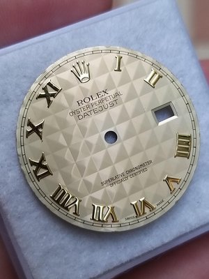 勞力士Rolex原裝金字塔米黃色羅馬面盤16013,16233,16018可用