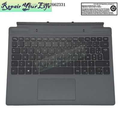 電腦零件Dell Latitude 7320 Detachable K19M二合一鍵盤FR GR IT LA筆電配件