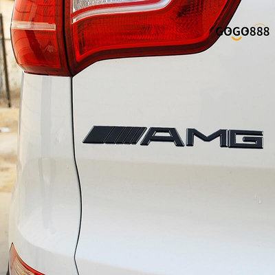 AMG車標奔BE馳NZ///AMG電鍍貼標AMG車身貼amg車尾標字標英文標 LT6