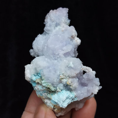 【二手】紫色氟鋁石Creedite三水鋁石   編號:2563 礦石 水晶 擺件【禪靜院】-9198