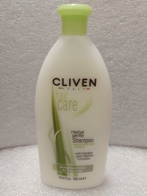 Cliven 香草森林 綠色VITAMIN髮根調理系列 樺木&amp;西洋著草強化結構洗髮精 500ml