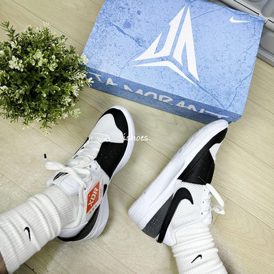 現貨 iShoes正品 Nike JA 1 EP 男鞋 白 黑 爪痕 莫蘭特 運動 實戰 籃球鞋 DR8786-101