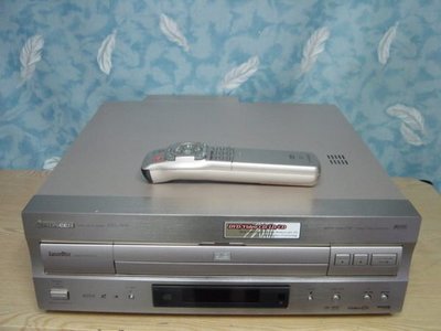 【小劉二手家電】Pioneer高級鋁製髮絲紋面板雷射碟影機,DVL-909,舊壞機也可修理/回收