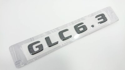 現貨熱銷-易車汽配 BENZ GLC X253 C253 2017 18 19 GLC6.3 後車箱 改裝消光黑字貼 同