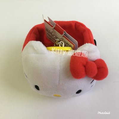 [Kitty 旅遊趣] Hello Kitty 造型車吊鍊 絨毛玩偶吊飾 凱蒂貓 皮包吊飾 玩偶吊鍊