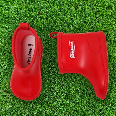 日本 KidsForet B81824R 紅色 兒童雨鞋