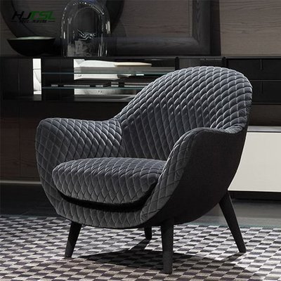 促銷打折 poliform設計師美式布藝老虎椅 意式極簡創意客廳休閑單人沙發椅