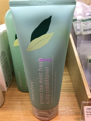 [ 韓尚美妝 ] 韓國 innisfree 綠茶薄荷潤髮乳그린티민트 프레시 스칼프 컨디셔너