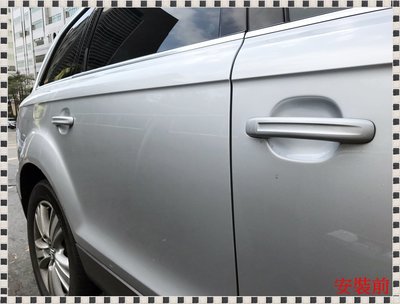 ╭°⊙瑞比⊙°╮Audi德國原廠 Q7 4L V12 TDI 車門把手蓋板 車門飾條 鍍鉻飾條 一套四片