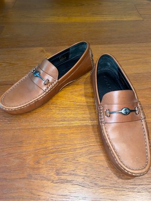 原價一萬多專櫃正品COACH loafer 褐色小牛皮樂福鞋
