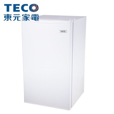 TECO 東元 99公升 單門 小冰箱 R1091W 能源效率1級 手動除霜手動復歸 $5750