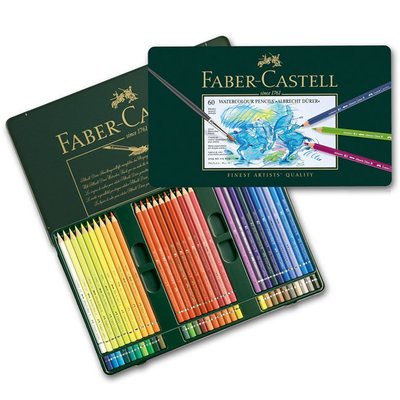 藝城美術►德國 輝柏 Faber-Castell 藝術家 60色 水性 色鉛筆 專家級水彩色鉛筆