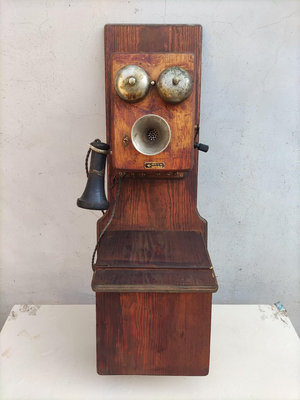 民國東北工場日本進口手搖古董電話機