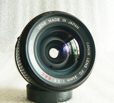 【悠悠山河】收藏級 Canon FD S.S.C. 24mm F2.8 鏡片無刮傷 透亮無霉無霧無塵