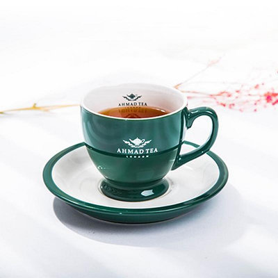 廠家出貨AHMAD TEA亞曼 英國紅茶歐式杯碟套裝精致茶勺英式茶具禮品團購
