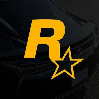 【熱賣精選】汽車R星貼紙   JDM改裝   遊戲   周邊GTA5飛車車貼   車身劃痕貼   油箱蓋貼