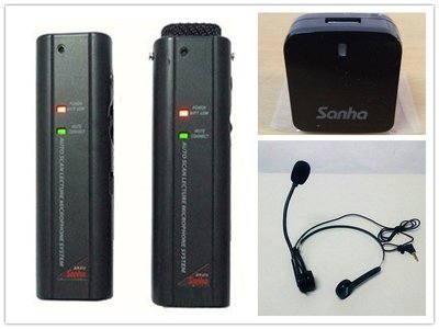 【平安科技】# 全套優惠組含運未稅# Sanha JLH-213 迷你無線麥克風接收器+多廣角麥克風+原廠充電器