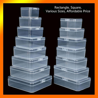 樣品長方形收納盒 小物收納盒 長方形pp塑膠盒子 長方形透明收納盒 零盒 小包盒-來可家居