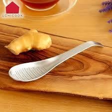 日本製 不鏽鋼磨泥湯匙 UCHICOOK 研磨匙 磨泥匙