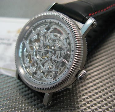 【神梭鐘錶】NASAWATCH eta 瑞士自動上鍊2824 機蕊316精鋼防刮鏡面鏤空雕花直視機蕊皮帶腕錶