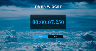 TIMER WIDGET 響應式網頁模板、HTML5+CSS3、網頁設計  #04120