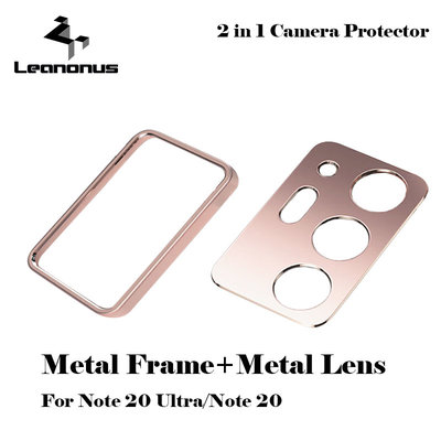 三星 Note 20 Ultra 鏡頭圈+鏡頭貼 全金屬 NOTE20 鋁合金後攝像頭保護框 金屬 鏡頭保護貼-極巧