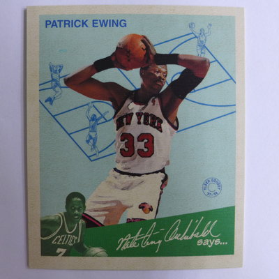 ~ Patrick Ewing ~黑猩猩/派翠克·尤因 名人堂.NBA球星 1997-98年FRANK 小張復古特殊卡
