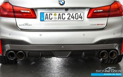 【樂駒】AC Schnitzer BMW 5er F90 M5 Carbon 後下巴 後下擾流 飾版 碳纖維 輕量化