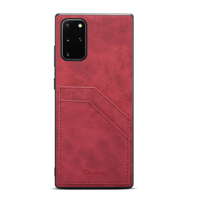 GMO  2免運Samsung三星Galaxy Note 20皮背套雙插卡 皮套手機套殼保護套殼防摔套殼 紅色
