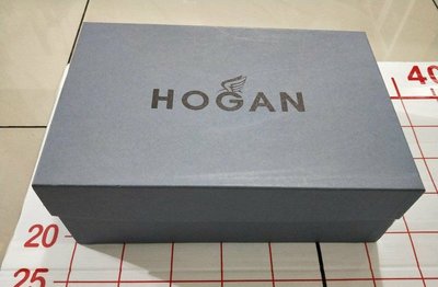 【二手衣櫃】TODs集團 HOGAN 義大利品牌 鞋盒 空盒 包裝盒 禮物盒 保證真品 灰色空盒長方盒 1080313