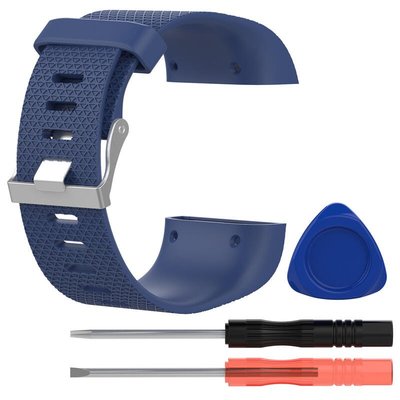 錶帶促銷FitbitSurge手環運動錶帶替換腕帶硅膠防摔保護殼膠圈-辣台妹
