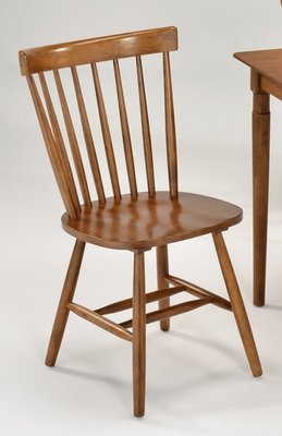 【名佳利家具生活館】CK115X柚木色餐椅 全實木+噴漆處理 歐式餐椅 西餐椅 溫莎餐椅 溫莎椅 另有橡木洗白 餐桌椅組